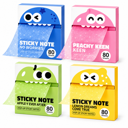 ✨ Glitter Sticky Notes 💖 Cute & Sparkly 📝