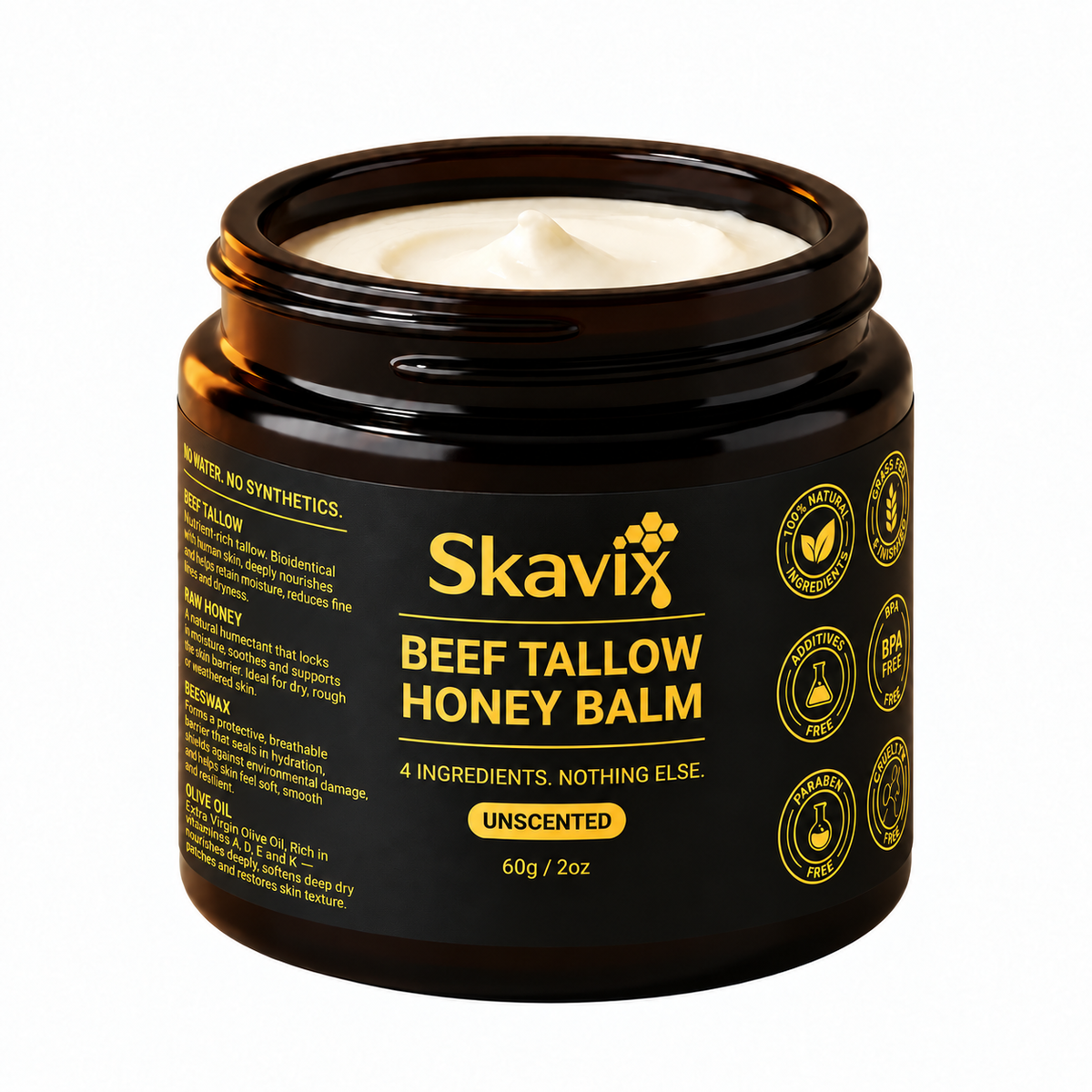 Skavix|Beef Tallow Honey Balm for Men🍯