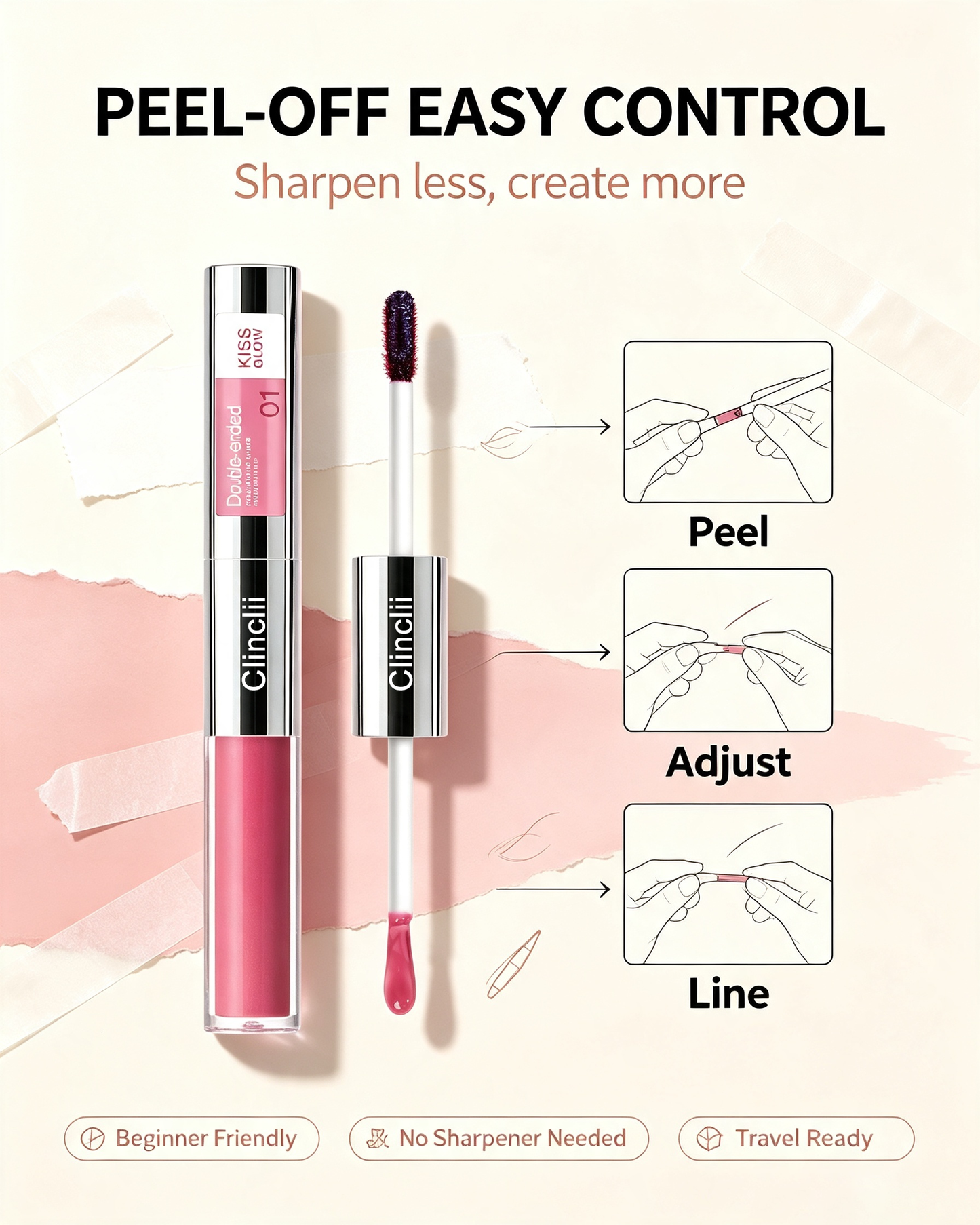 Peel off lip liner FullLips Duo Lip