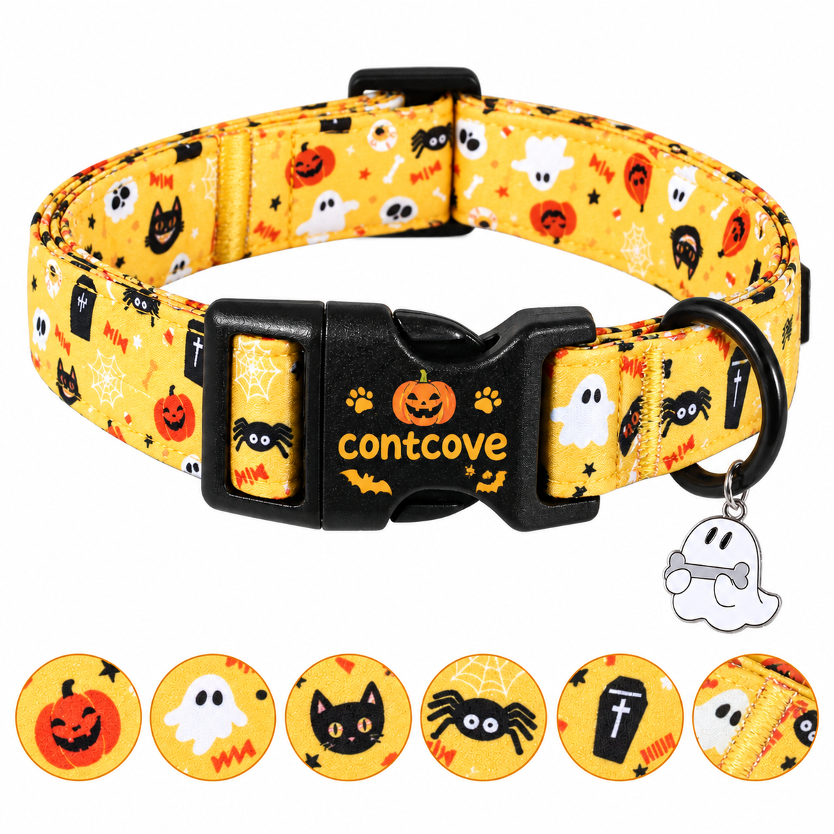 CONTCOVE 🎃Halloween Dog Collar🎃