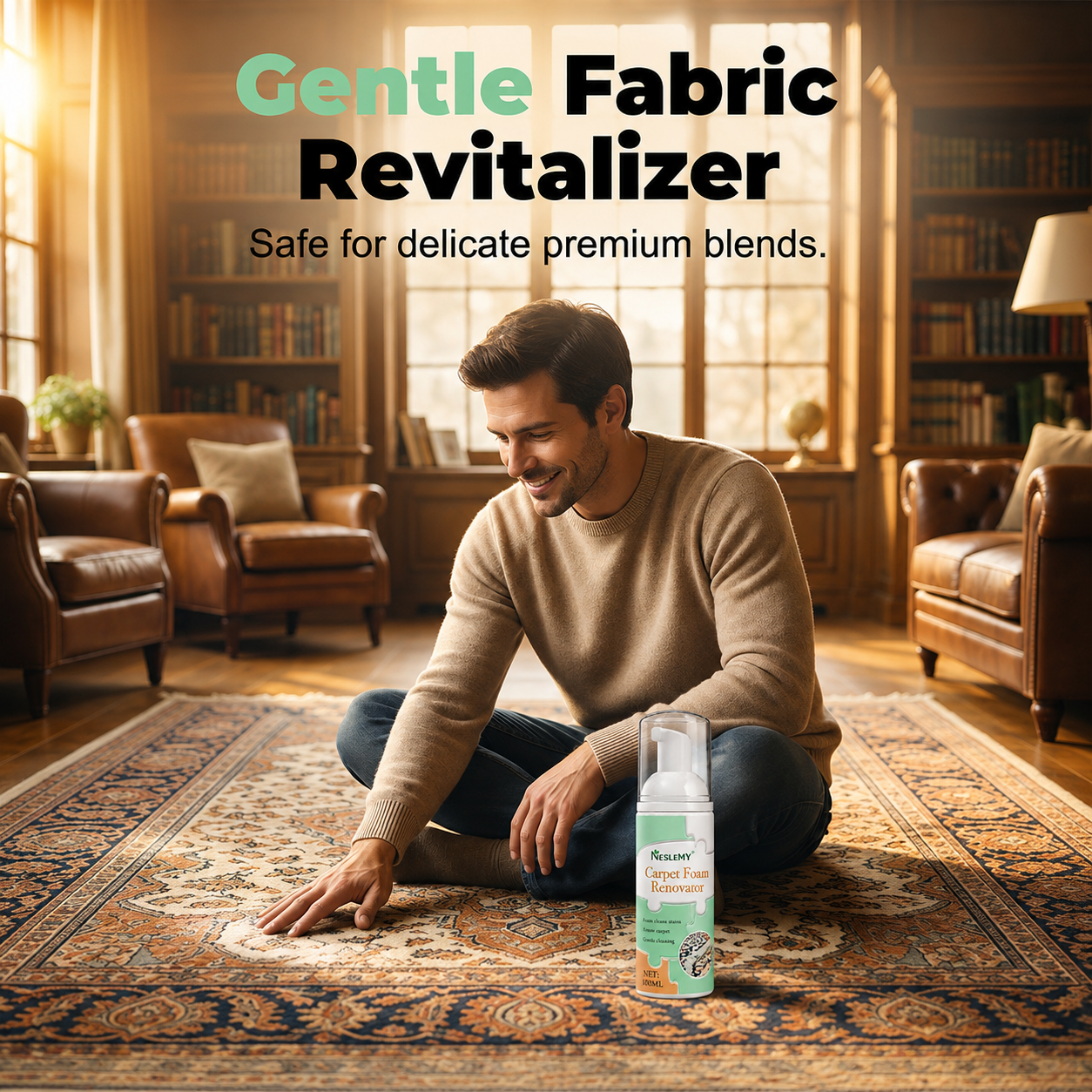 NESLEMY | 🔥Limited Time Promotion 50% OFF🔥 Waterless Carpet Foam Stain Remover with Towel