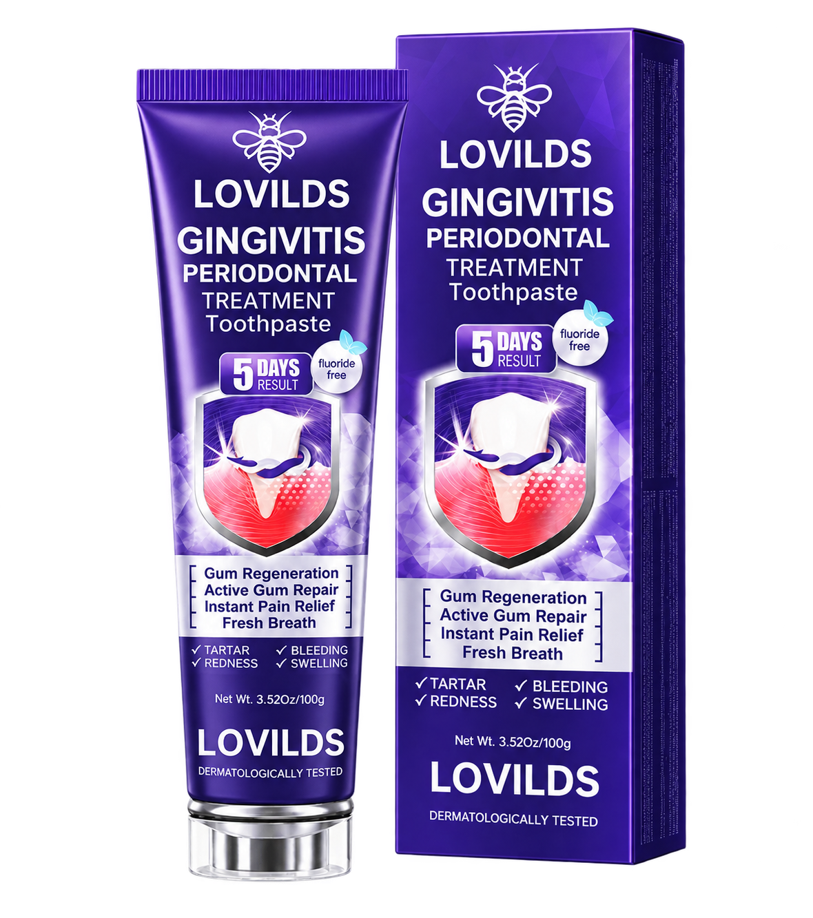 LOVILDS|VioCore  Gingivitis & Periodontitis Treatment Toothpaste