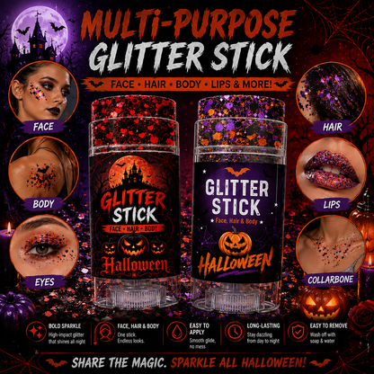 Halloween Glitter Stick for Face, Hair & Body