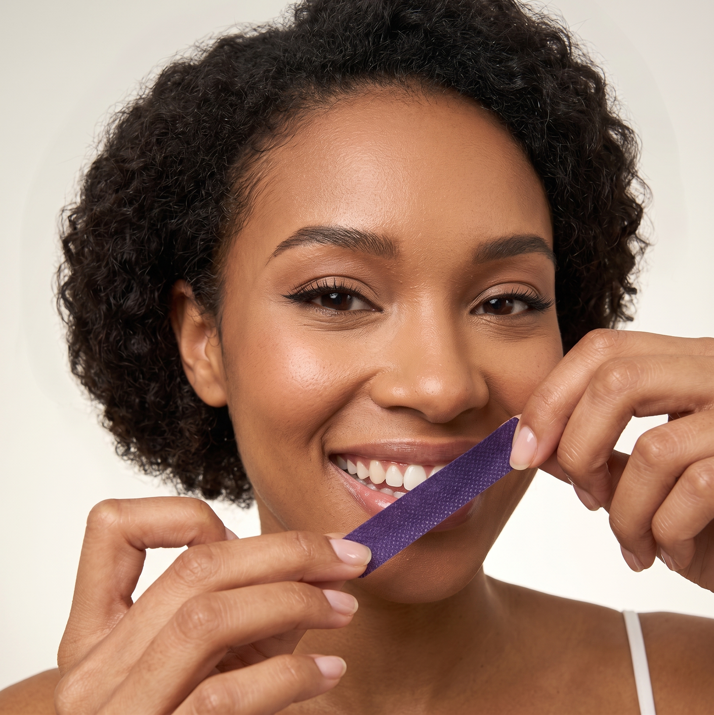 ORALYHZF Purple Whitening Strips – 30-Minute Low-Sensitivity Teeth Whitening