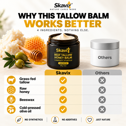 Skavix|Beef Tallow Honey Balm for Men🍯