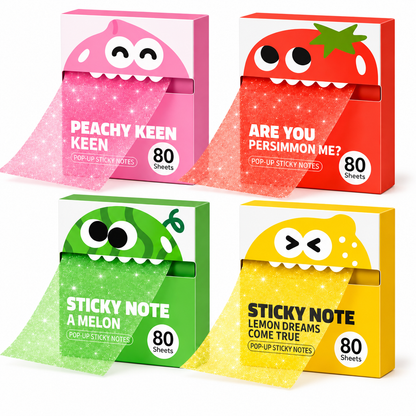 ✨ Glitter Sticky Notes 💖 Cute & Sparkly 📝