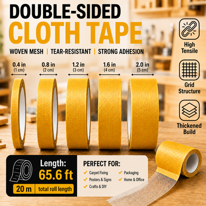 High-Tack Double-Sided Mesh Tape
